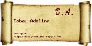 Dobay Adelina névjegykártya